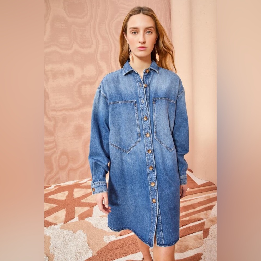 Ulla Johnson - Denim Button-Up Dress